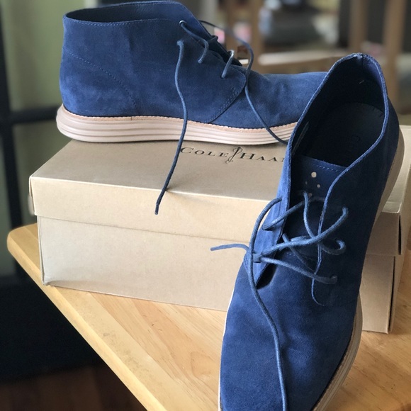 cole haan suede chukka